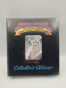 1991 MARVEL UNIVERSE SERIES II TRADING CARD COMPLETE 162 CARD BASE SET WITH BIND