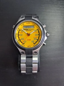 Momo Design MD-103 Rare Analogue Digital Watch Yellow Dial Excellent Condition - Picture 1 of 8