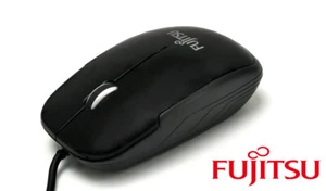 Fujits Mini Mouse USB M410 für PC, Notebook, tablet schwarz glänzend NEU - Bild 1 von 1