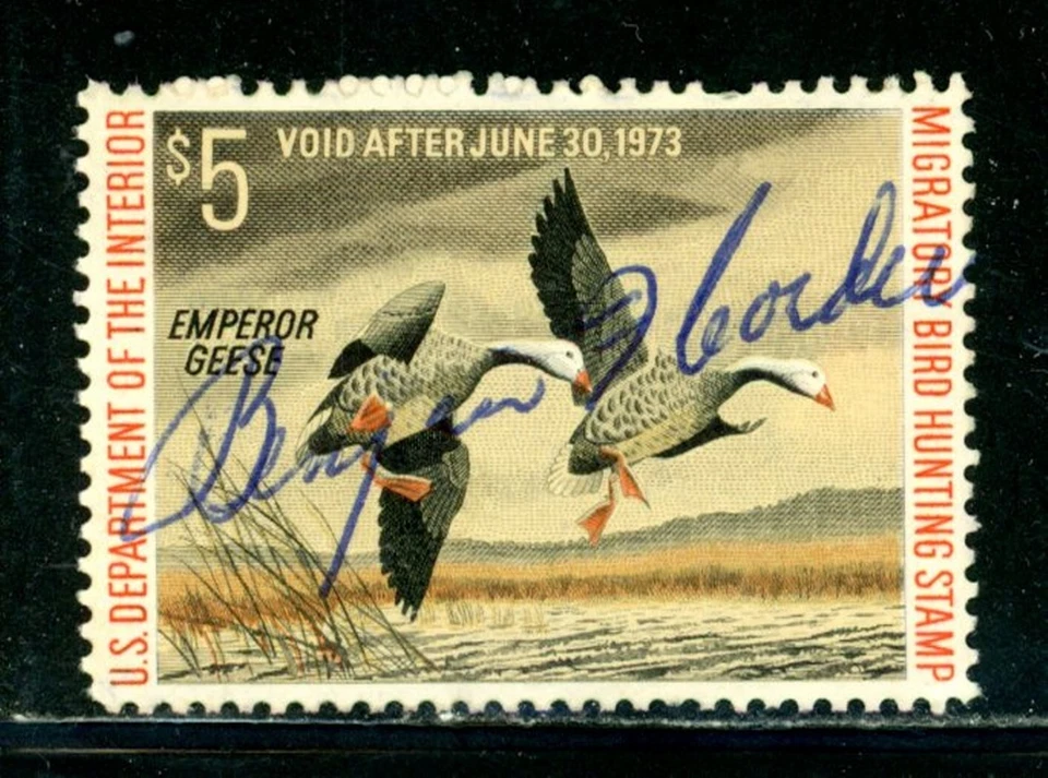 US Scott # RW39 - Used - Nice Centering - Signed            (30-C253) - Image 1 of 1