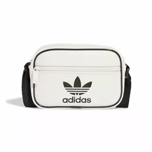 Nuova borsa Adidas originale ADICOLOR MINI AIRLINER CLOUD BIANCA JI9445 - Foto 1 di 4
