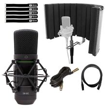 Professional Home Studio Condenser Vocal Recording Microphone Mic Kit w Filter