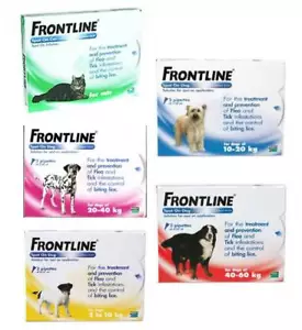 More details for frontline spot on treatment for lice &amp; tick, fleas  s,m,l,xl dogs &amp; cats avm-gsl