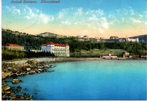 ts 599 - 70er Jahre SISTIANA (Triest) Bucht und Parkhotel 1910 - nicht sehr gut - Bild 1 von 1