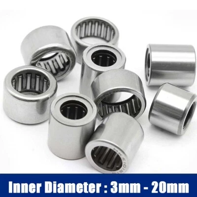 HK Bearing Needle Roller Bi-directional Bearing Steel Inner Diameter 3mm - 20mm - Image 1 of 4
