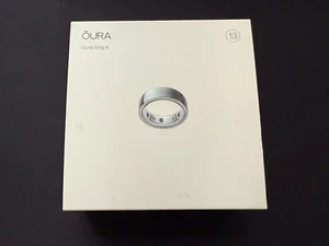 Oura Ring 4 Smart Ring Größe 13 Aktivitätstracker, 4. Gen Silber - Bild 1 von 1