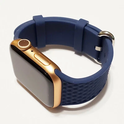 Correa deportiva de silicona/reloj Apple 9, 8, 7, 6, 5, 4, 3, 2, 1, SE para 38/40/41 mm Foto 1 de 4