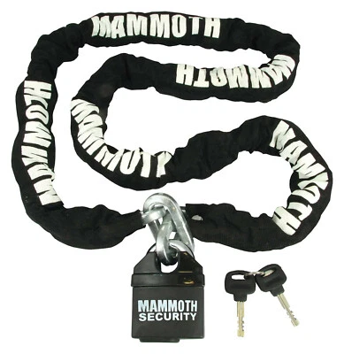Mammoth Motorcycle and Scooter Security Lock And Chain 1.2M - Image 1 of 4