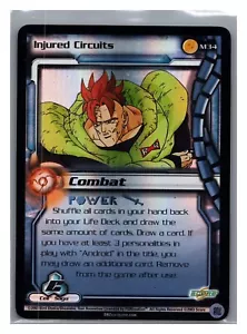 1x DBZ CCG INJURED CIRCUITS M34 HOLO FOIL PROMO BABIDI DRAGON BALL Z LIMITED - Picture 1 of 1