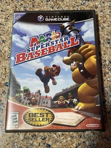 Mario Superstar Baseball - solo custodia no gioco no disco custodia Nintendo GameCube - Foto 1 di 5