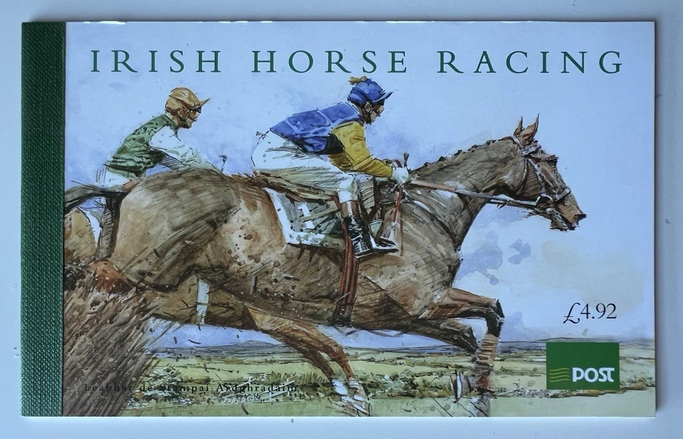 Ирландия 1996 ирландские скачки марка буклет EIRE ирландские марки полный MNH - Изображение 1 из 3