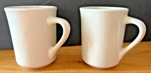 Diner Kaffeetassen Vintage World Ultima Steinzeug 8 Unzen Größe ~ 2 Stück ~ - Bild 1 von 6