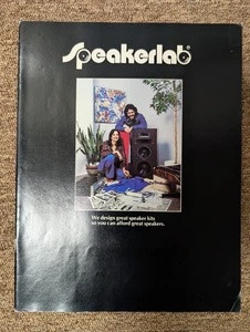 1979 Speakerlab Brochure Product Catalog - Picture 1 of 7