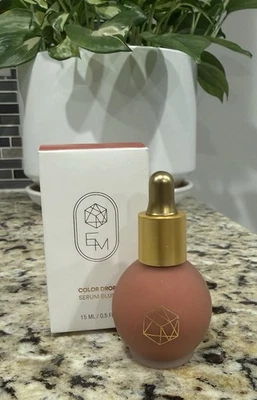 Em Cosmetics Venetian Rose Serum Blush Drops NIB Full Size - Image 1 of 2