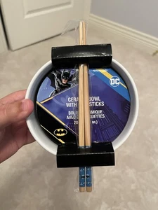 Batman Keramik Schale mit Essstäbchen (Neu im Karton) - Bild 1 von 3