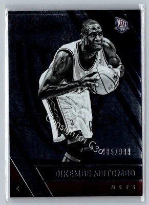 2016-17 Panini Absolute #143 Dikembe Mutombo #/999 - Image 1 of 2