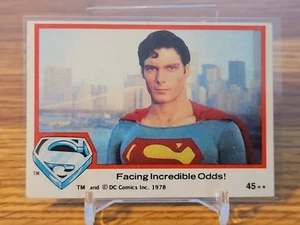 1978 Topps Superman The Movie Facing Incredible Odds! #45 - Bild 1 von 2