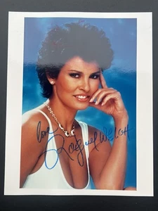 Foto autografiada firmada por Raquel Welch 8 X 10 color brillante - Imagen 1 de 2