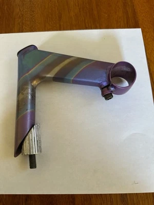 Vintage 1998 Cinelli Gramo  Artwork Titanium Road 1" Quill Stem 120mm 26.0 Italy - Image 1 of 4