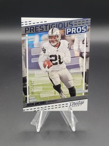 Josh Jacobs 2023 Panini Prestige #PP-24 Prestigious Pros Xtra Points Blue #/249 - Picture 1 of 2