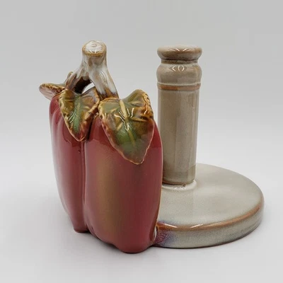 Toallero de papel Apple cerámica campo granja funcional cocina decoración Foto 1 de 4