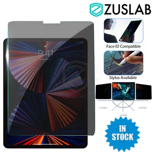 For Apple iPad Pro 12.9" 11" Air 4 10.9" Privacy Tempered Glass Screen Protector - Picture 1 of 12