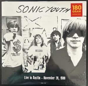 SONIC YOUTH LIVE IN AUSTIN ORANGE VINYL LP 180 GRAM IMPORT NEW SEALED MINT - Picture 1 of 2