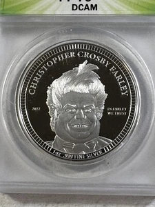 2022 Palau $5 Chris Farley Silver Coin Graded PR 70 DCAM by ANACS Low Mintage - Picture 1 of 4