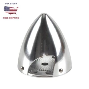 Special Drilled 2 Blades Aluminum Spinner for RC Plane with Prop Adapter 2.5" - Picture 1 of 16