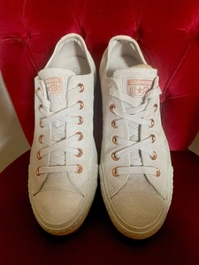 grey suede converse rose gold