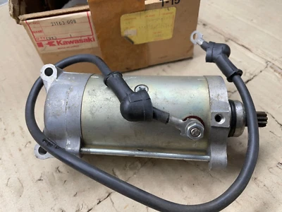 Starter Motor Assy  KZ1000 A1 B1 D1 Z1R KZ1100 B1 21163-008 Genuine Kawasaki NOS - Image 1 of 2