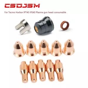 For Razorcut45 Vipercut30i J45XC Plasma Cutter Tips Kit Electrodes Swirl Ring - Picture 1 of 10