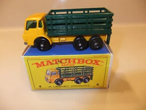 Matchbox Regular Wheels Model No. 4 Stake Truck 1960s - Picture 1 of 8