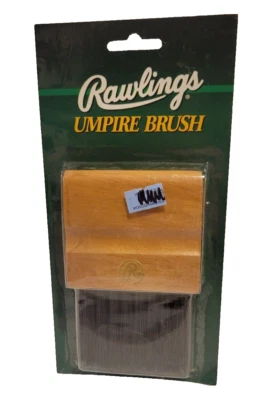 Rawlings Árbitro Cepillo Barrido Hogar Placa Herramienta de Limpieza De Colección Nueva Madera Caja Rara L Foto 1 de 4