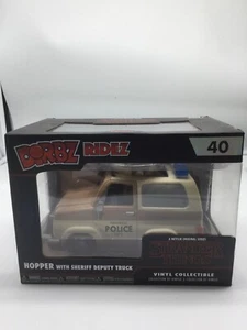 Funko Dorbz Ridez Stranger Things HOPPER w/ SHERIFF TRUCK Vinyl - Picture 1 of 5