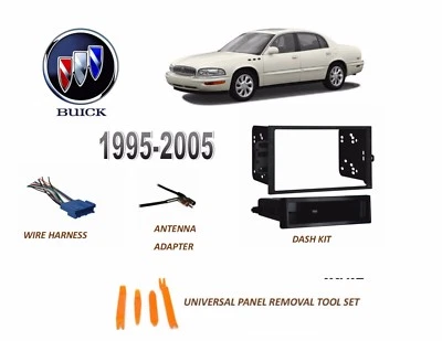 Fits 1995-2005 BUICK PARK AVENUE CAR STEREO INSTALL DASH KIT,Wire Harness - Image 1 of 2