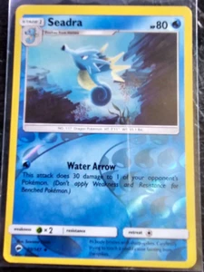 Pokémon TCG Burning Shadows Seadra 30/147 Reverse Holo Ultra Rare - Picture 1 of 2
