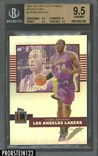 2007-08 Topps Letterman Refractor #2 Kobe Bryant Lakers HOF 34/99 BGS 9.5