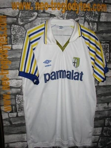 Vintage Parma calcio Umbro football soccer jersey shirt trikot maillot '90s - Foto 1 di 1