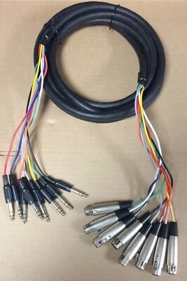 Cable Up CU/SB405 8-CH XLR Female to 1/4" TRS Male 16FT - Image 1 of 2