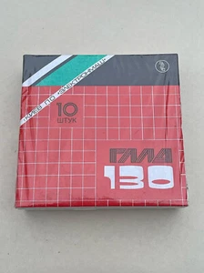 VINTAGE Soviet Diskettes 5.25” FLOPPY Disk GMD-130 Kiev USSR 80' New (10pcs) - Afbeelding 1 van 6