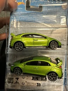 Hot Wheels PAR Verde 2016 Honda Civic Type R Exclusivo Nuevo VARIANTE DE COLOR SUELTO - Imagen 1 de 4