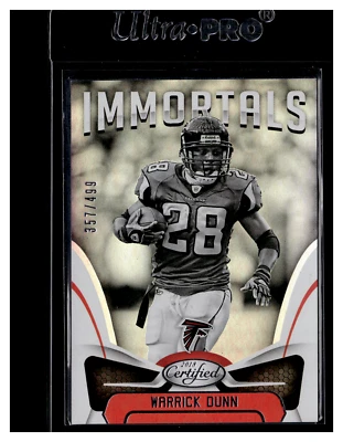 2018 Panini Certified Mirror Silver #111 Warrick Dunn /499 - Image 1 of 2
