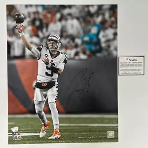 Autographed/Signed Joe Burrow Cincinnati Bengals 16x20 Photo Fanatics COA #2 - Picture 1 of 1