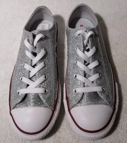 SCARPE DA GINNASTICA BASSE CONVERSE ALL STAR TAGLIA 3 GLITTER LACCI 663627C