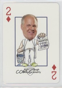 2007 Presidential Decks 2008 Vote Hillary Playing Cards Rush Limbaugh #2D 09gu