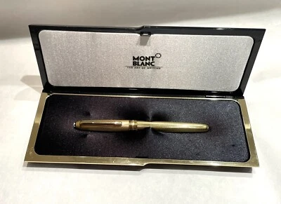 Pluma Estilográfica Montblanc Meisterstuck Solitaire Jewel 4810 18K Nuevo en Caja De Colección Foto 1 de 4