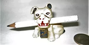 ANTIQUE HUBLEY CAST IRON 1933 CHICAGO WORLDS FAIR BRONZE PLAQUE DOG PAPERWEIGHT - Picture 1 of 9