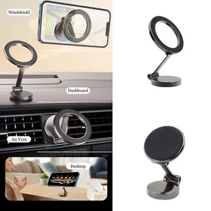 Magnetic Car Phone Holder Screen Mount Cel Phone Stand Fits For Tesla Model 3 Y - Picture 1 of 12