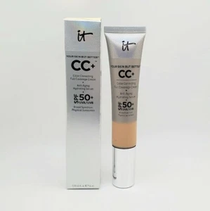 IT Cosmetics Your Skin But Better CC Full Coverage Cream SPF50 Light or Medium - Picture 1 of 10